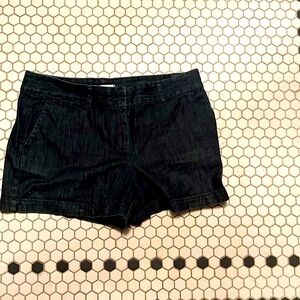 Dark Denim Shorts Loft by Ann Taylor